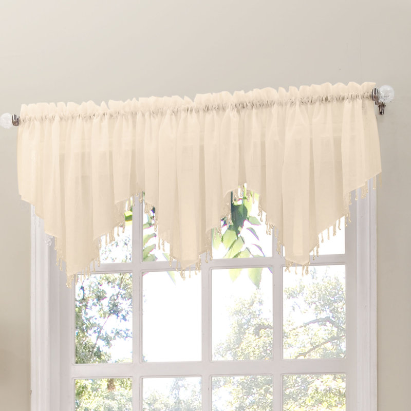 Wrought Studio Mardis Beaded 51" Window Valance & Reviews Wayfair.ca